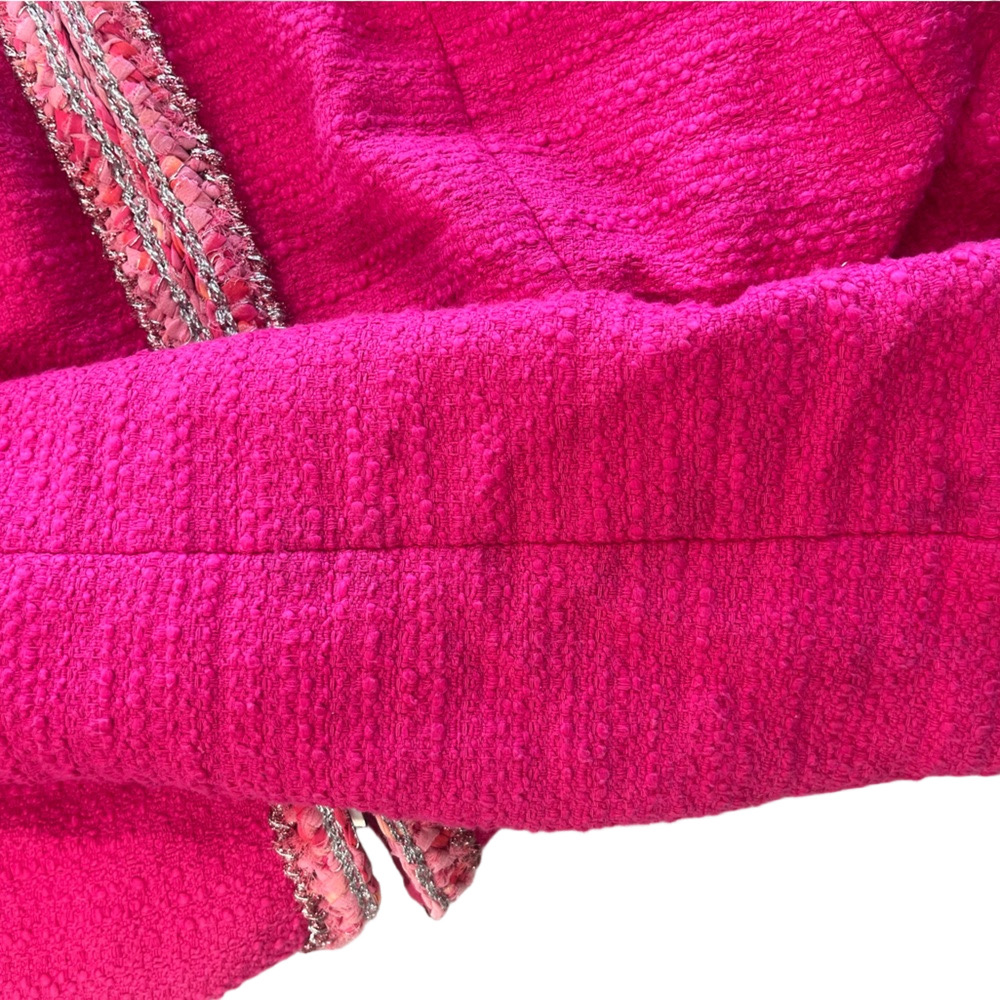 CAbi Ballroom Tweed Jacket Fuchsia Large - Picture 8 of 10